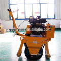 5.5HP Manual Gasoline Power Roller Compactor Diesel Engine Low Price New 325kg Mini Compactor Road Roller  FYL-600